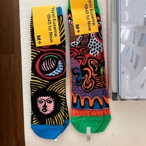 Yayoi Kusama Socks from M+ museum NWT